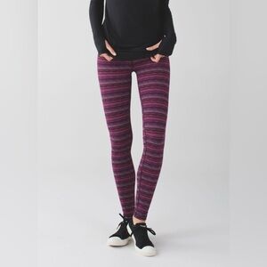 Lululemon Wunder Under III Space Dye Twist in Regal Plum Alarming